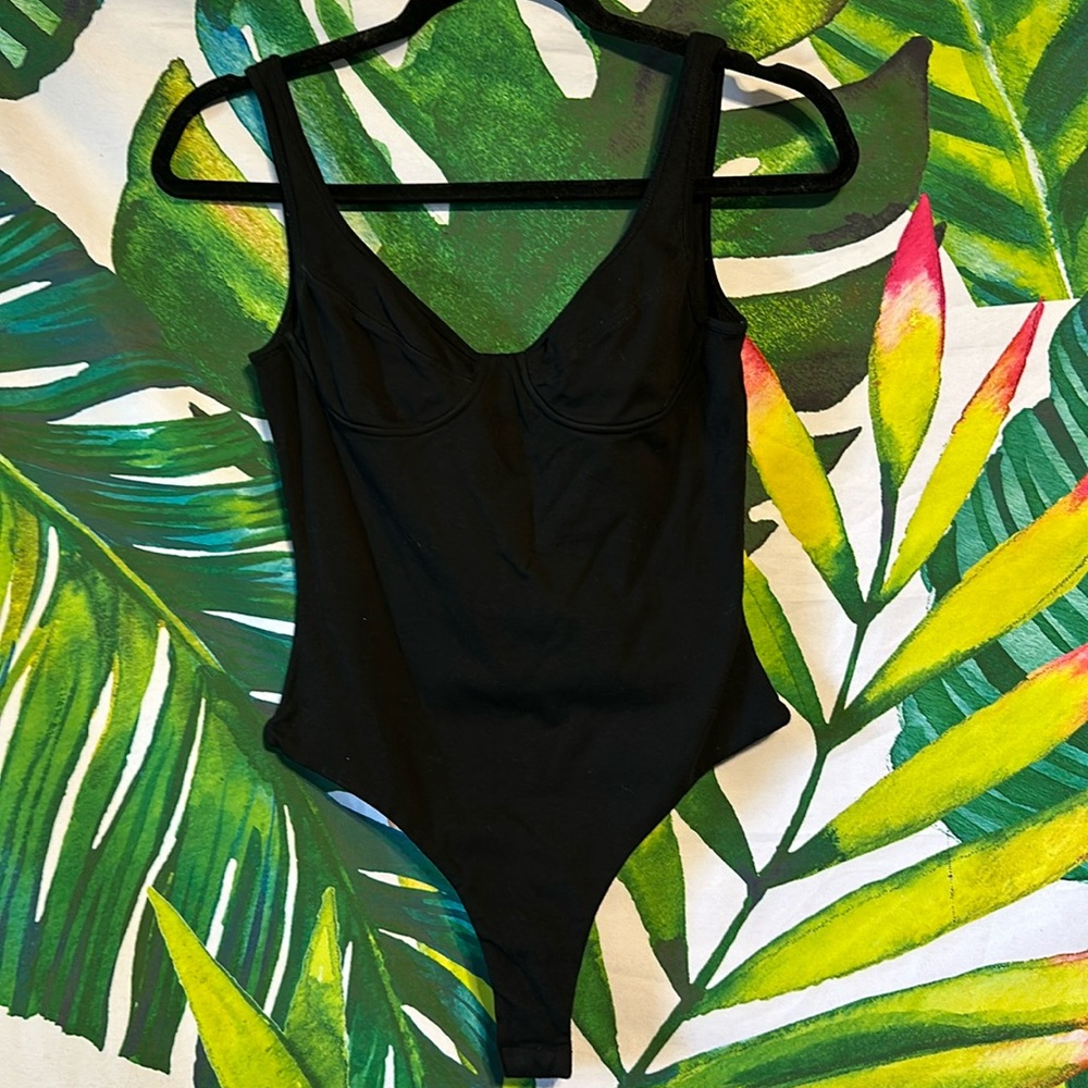 Meshki Black Bodysuit